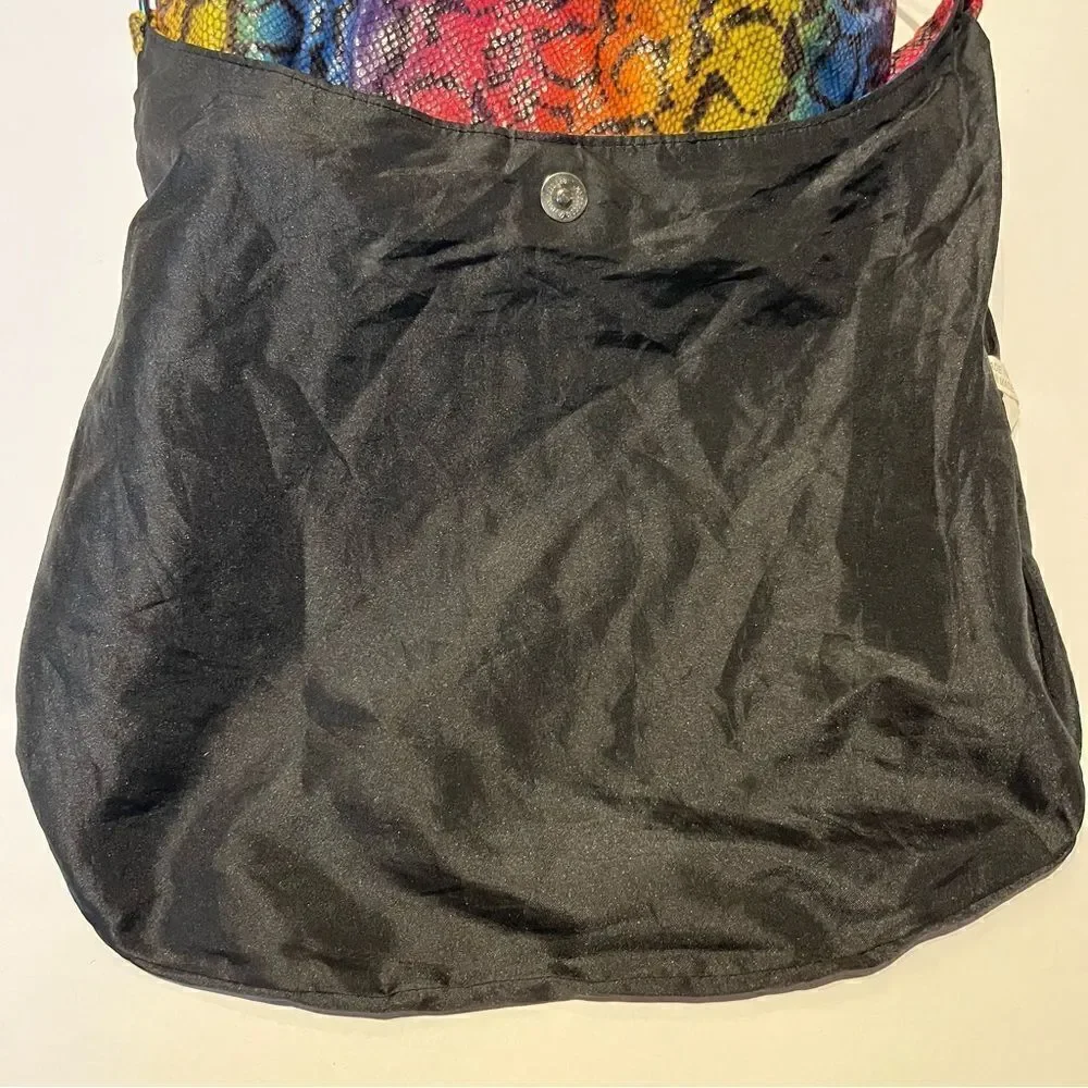 Hand Bag Boho Multi color Blue, red, yellow medium size.